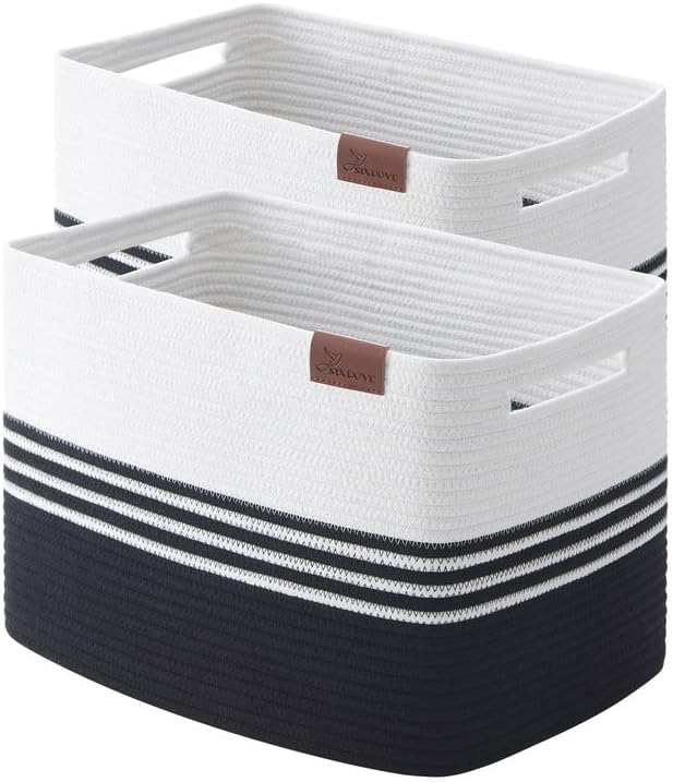 Storage Baskets, 42L*2 Pack Storage Baskets by SIXDOVE