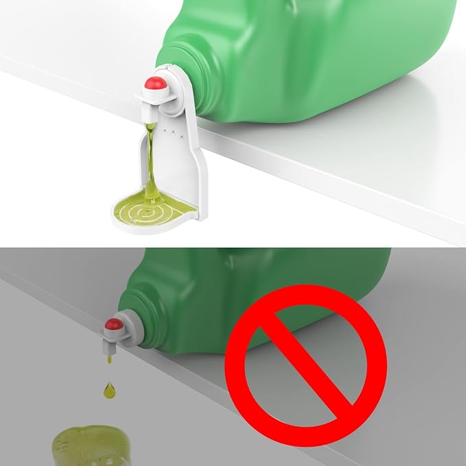 Ochine 2 Pack Laundry Detergent Cup Holder Drip Catcher Tray No Mess Fabric - Image 5