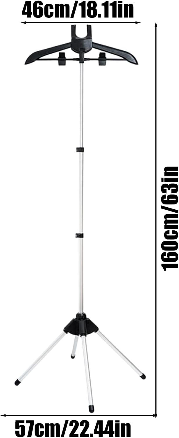 Adjustable Garment Steamer Stand, Foldable Clothes Hanger Holder, Ironing - Image 6