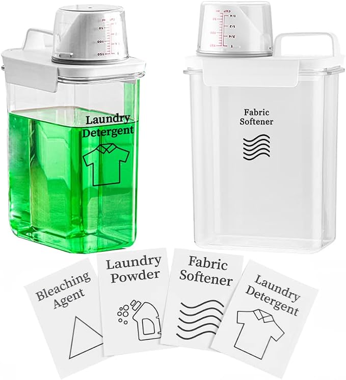 Laundry Detergent Dispenser for Laundry Room Organization and Storage, 61 Oz by Environmentallyfriendly