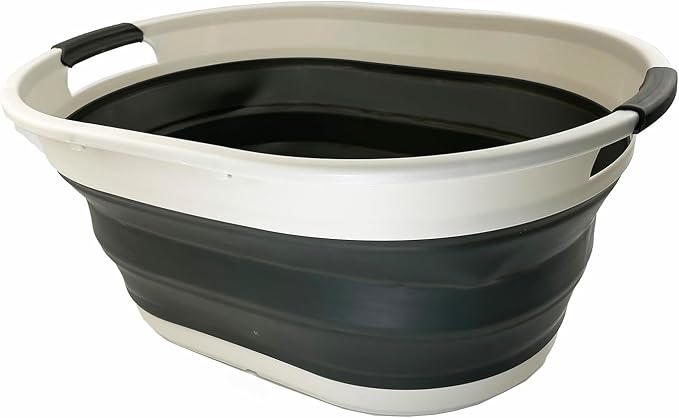 SAMMART 39L Collapsible Plastic Laundry Basket - Image 2