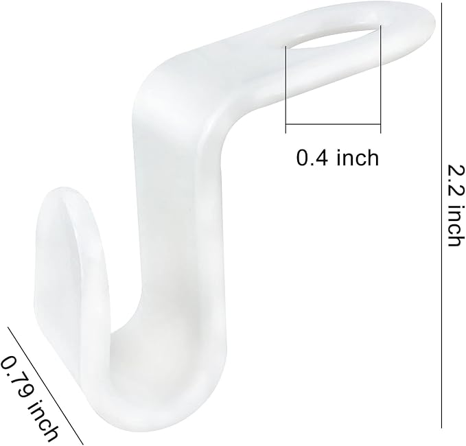 Andiker 40Pcs Clothes Hanger Connector Hooks, Plastic Mini Closet Hanger - Image 5