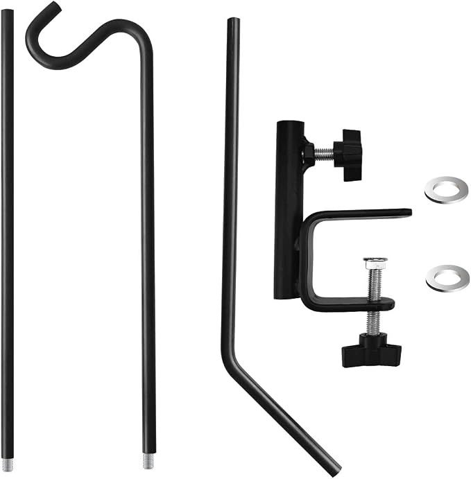 MIXXIDEA 2 Pack Heavy Duty Extensible Adjustable Deck Hooks - Image 7