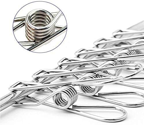 Folding Sock Dryer with 52 Peg, Stainless Steel Swivel Drying Rack Windproof - Image 5