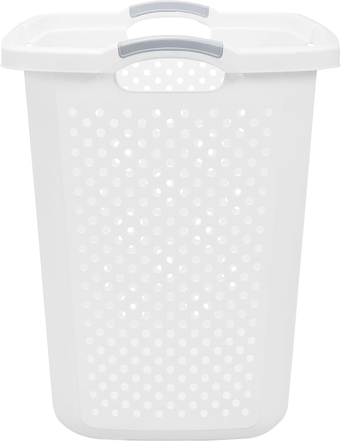 2.5 Bushel Heavy-Duty Laundry Hamper – Extra Large 90L Plastic Basket, 360° - Image 4