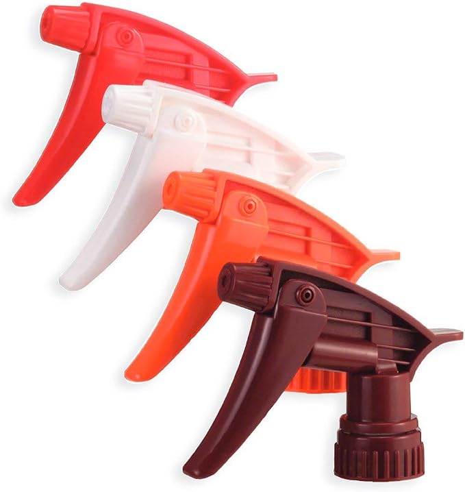 Chemical Resistant Spray Head 4 Pack. Industrial Sprayer Perfect by Unknown