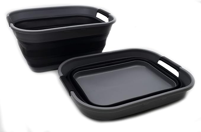 SAMMART 17.5L Collapsible/Foldable/Pop Up/Portable Washing Tub/Storage Basket - Image 8