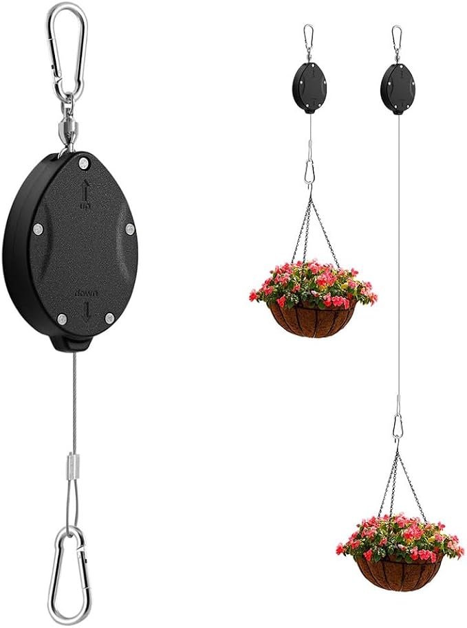 Retractable Plant Hanger by Lythor