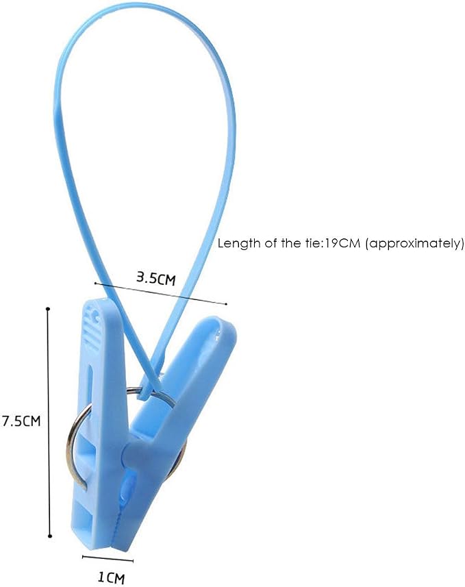 12Pcs Clothes Peg Clip Pins - Image 6