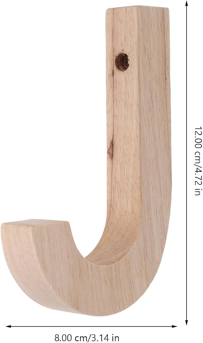 Wood Wall Mounted Plant Hanger Hook, Indoor Outdoor Hanging Plant Pot Holder - Image 2