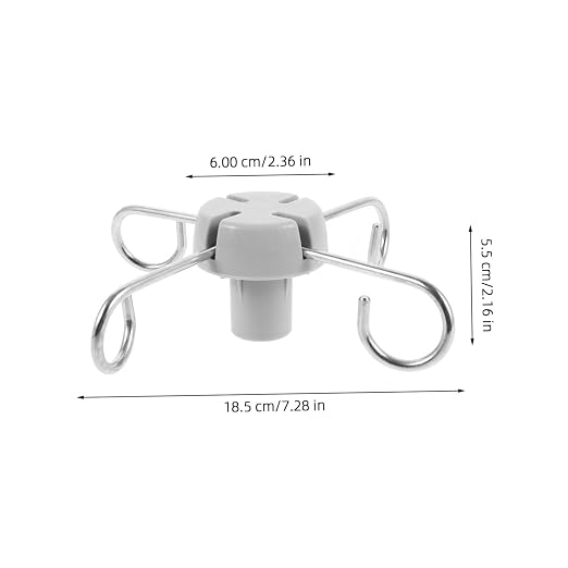 FRCOLOR Hanger Infusion Rack Hook Lightweight Easy to Install - Image 2