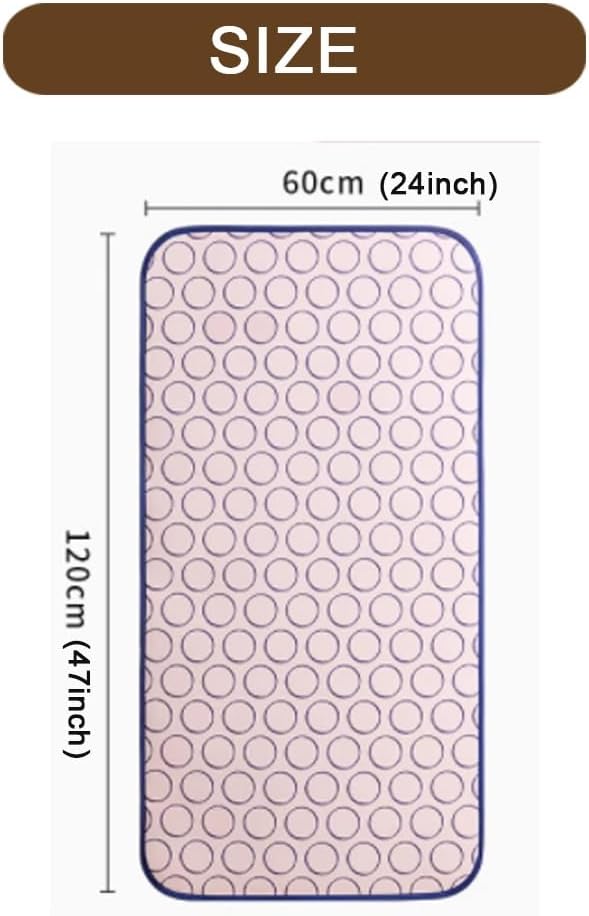 Handheld Garment Steamer Press Pad, Hanging Over Door Ironing Mat, - Image 7