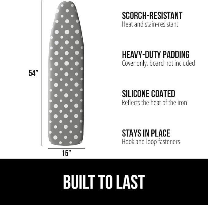 GORILLA GRIP The Original Ironing Board Cover and Pad, Silicone Coating - Image 2