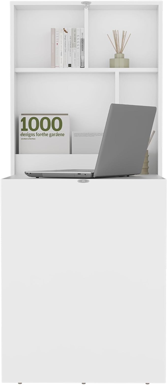 Tuhome Kaplar 33" Wide Folding Wall-Mounted Table - Image 4