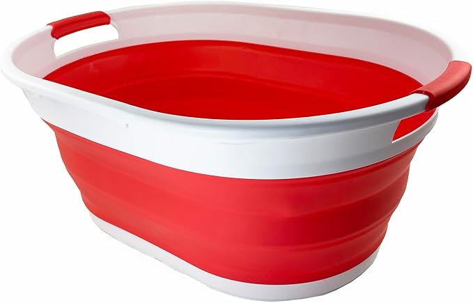 SAMMART 39L Collapsible Plastic Laundry Basket - Image 2