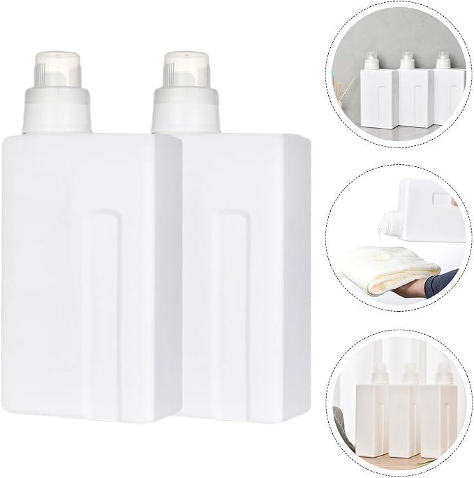 Zerodeko 2pcs Laundry Bottle Multipurpose Sub Bottle Reusable Bottles Large - Image 8