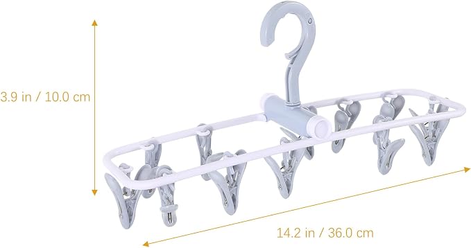 GLEAVI Foldable Blue Laundry Drying Rack - Image 7