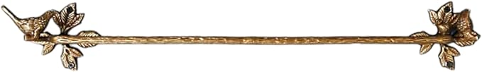 Solid Brass Bird Antique Towel Rod Bathroom Accessories Retro Hardware Bird - Image 2