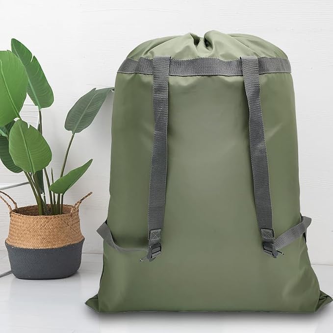 Laundry Bag Backpack, 27” x 34”Sturdy Laundry Bag - Image 7