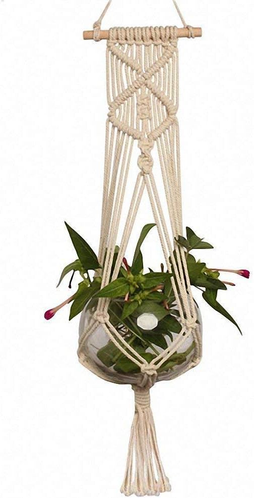 Set of 2 Macrame Plant Hanger - Image 2
