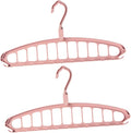 PRETYZOOM 2pcs Sturdy Material Folding Hangers Rotating Drying Rack by PRETYZOOM