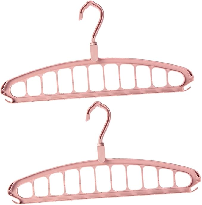 PRETYZOOM 2pcs Sturdy Material Folding Hangers Rotating Drying Rack by PRETYZOOM