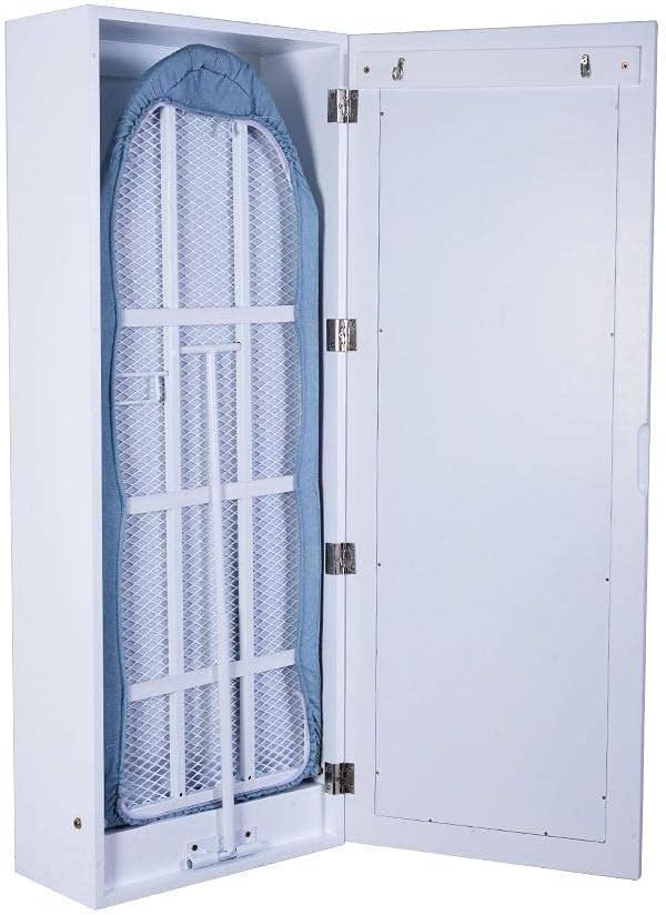 Wall Mounted Ironing Board Cabinet, Built in Foldable Ironing Board Closet - Image 9