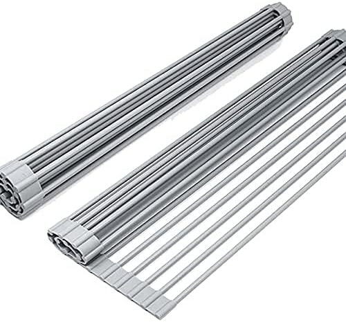 Bigdata&BetterLife Roll Up Dish Drying Rack Simple Large Space Saving Dish by CASASUNCO