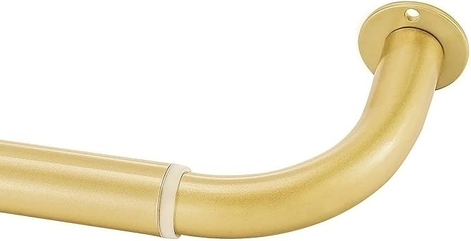 Meriville 1-Inch Diameter Wrap Around Blackout Curtain Rod, 28-Inch to 48-Inch by Meriville