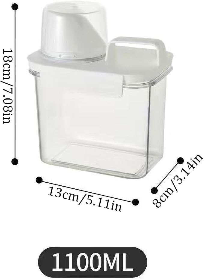 Laundry Detergent Dispenser 1100ml Laundry Detergent Bottle PVC Laundries - Image 5