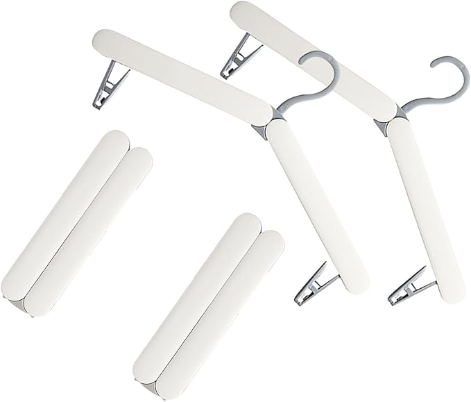 4 Pack Travel Hangers, Foldable Hangers, by Unknown