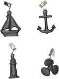 Cabilock Heavy Duty Iron Hanger Set 4 Windproof Clips by cabilock