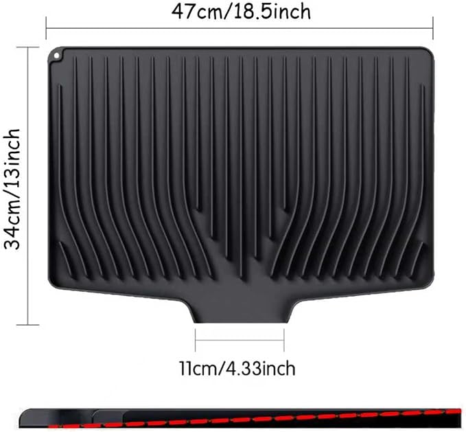 Large Premium Silicone Dish Drying Mat - Image 7