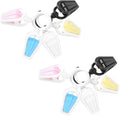 DECHOUS 10pcs Swivel Laundry Hooks Plastic Hanger Clips by DECHOUS