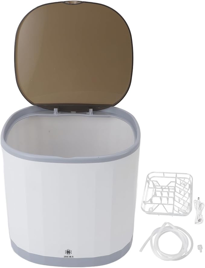 Portable Cup Washer Machine Effective Turbo ABS Material Rechargeable Battery by Unknown