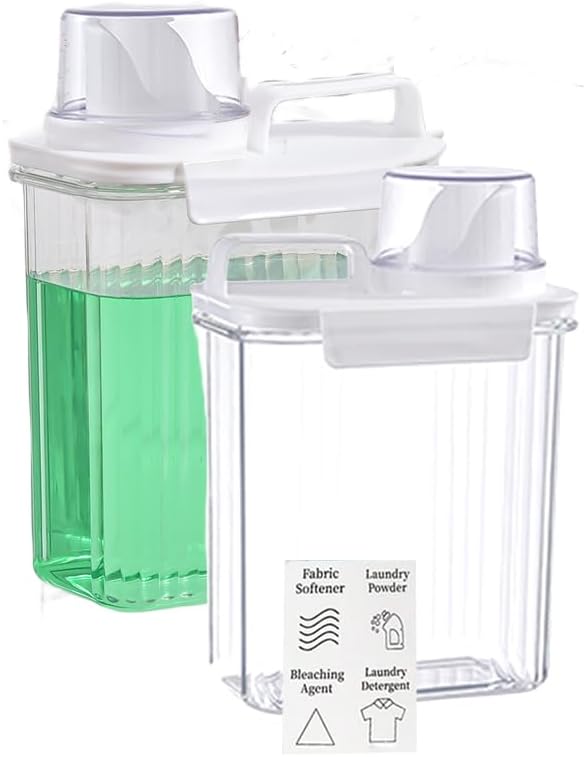 Laundry Detergent Dispenser for Laundry Room Organization and Storage, 2000ml by Environmentallyfriendly