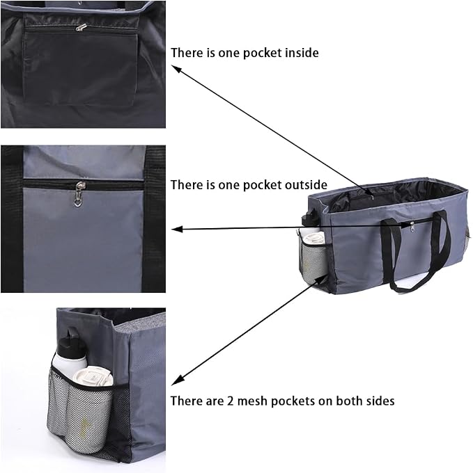 Extra Large Utility Tote Bag – Reusable Shopping Bag - Image 7