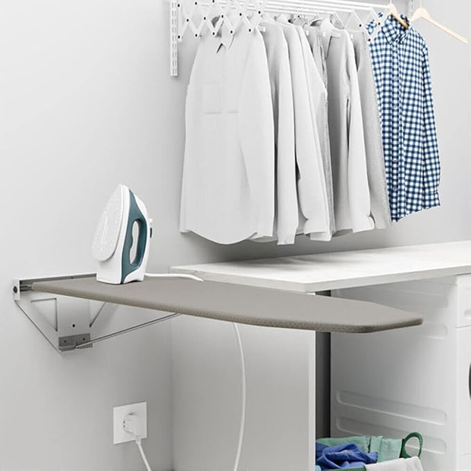 Wall-Mounted Ironing Board, Foldable Laundry Iron Board, Space Saving Ironing by InSyoForeverEC