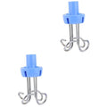 2pcs Infusion Rack Hanger Clinic Stainless Steel Hooks by ULTECHNOVO