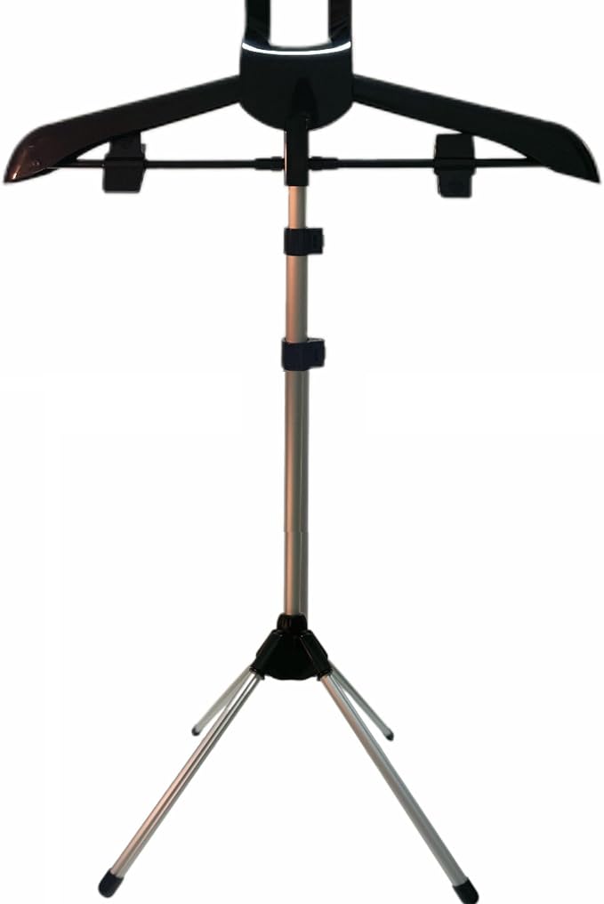 Black Steamer Hanger Stand, Garment Hanger by Unknown