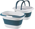 2 Pack Large Collapsible Mop Bucket 4.2 Gallon by Goderewild