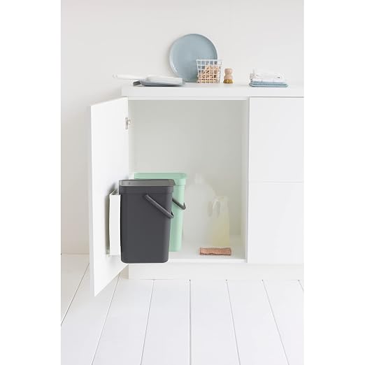 Brabantia Sort & Go Built-in Cupboard Recycling Cans Double Door Mounted Trash - Image 6