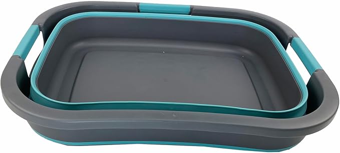 SAMMART 30L Collapsible Plastic Laundry Basket - Image 4