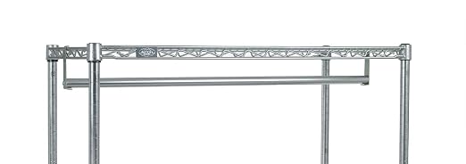Nexel Coat Rack Rod Kit, Chrome Finish - Image 2