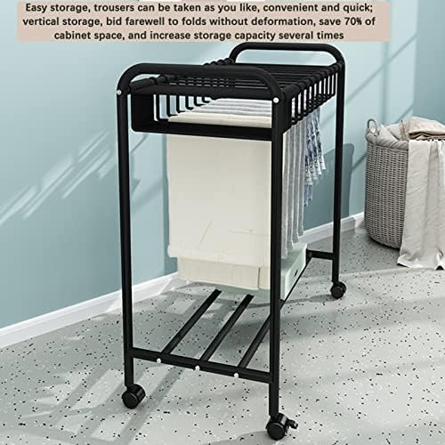Mobile Storage Rack Freestanding Display Rack Tool Pegboard Garage, Pants - Image 6