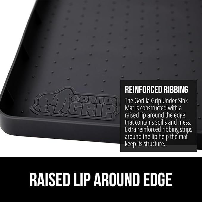 GORILLA GRIP Waterproof Silicone Under Sink Mat - Image 5