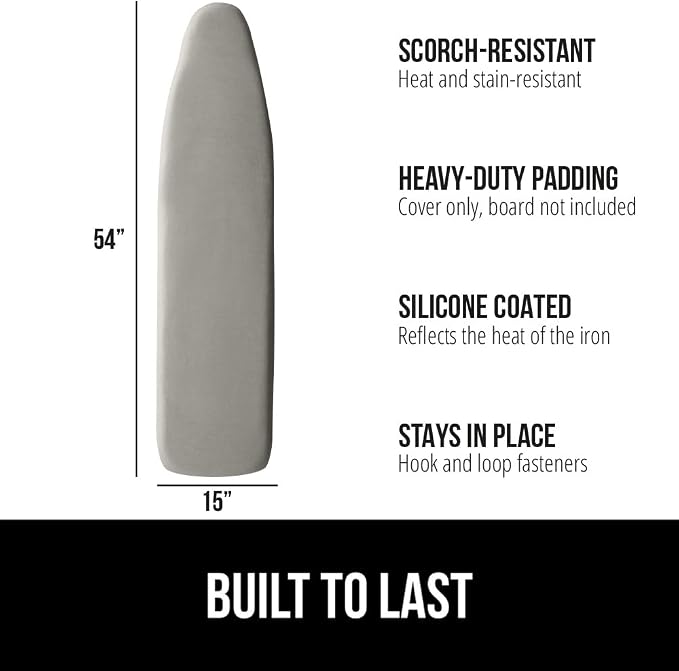 GORILLA GRIP The Original Ironing Board Cover and Pad, Silicone Coating - Image 2