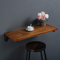 Tianman Industrial Rustic Folding Wall Mounted Workbench Drop Leaf Table by Tianman