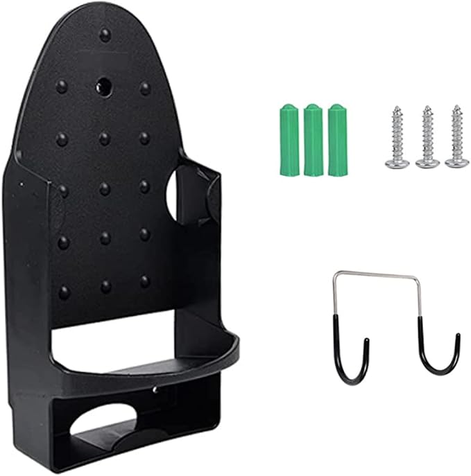 Wall-Mounted Ironing Board Hanger, Heat Resistant Iron Holder by Unknown