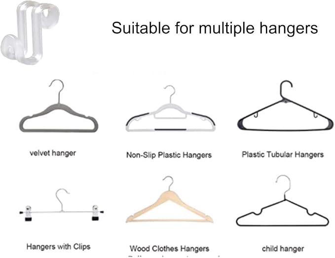 60 Pcs Clothes Hanger Connector Hooks, Mini Cascading Hanger Hooks - Image 7